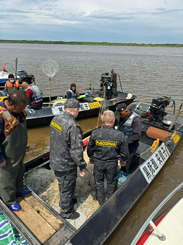Совместные мероприятия по контролю за промыслом в пограничных водах реки Амур