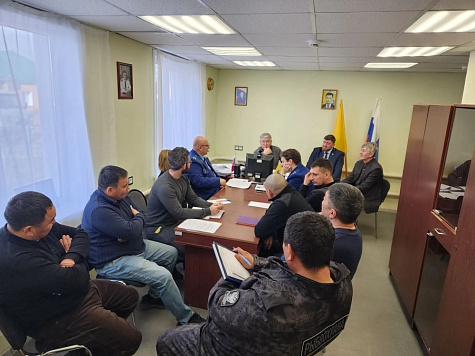 В г. Лагань прошло совещание Северо-Каспийской природоохранной прокуратуры и инспекторов рыбоохраны ВКТУ Росрыболовства